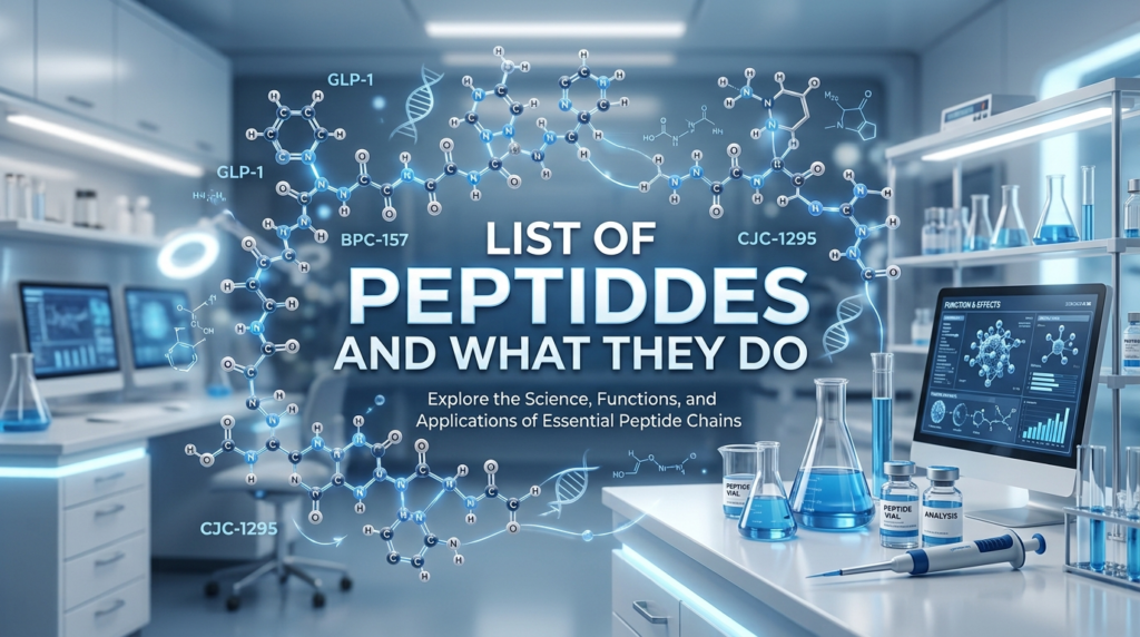 list of peptides and what they do